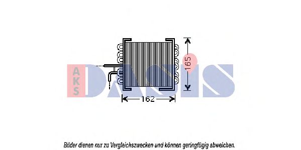 AKS DASIS 120056N Радиатор охлаждения двигателя для MERCEDES-BENZ CLK