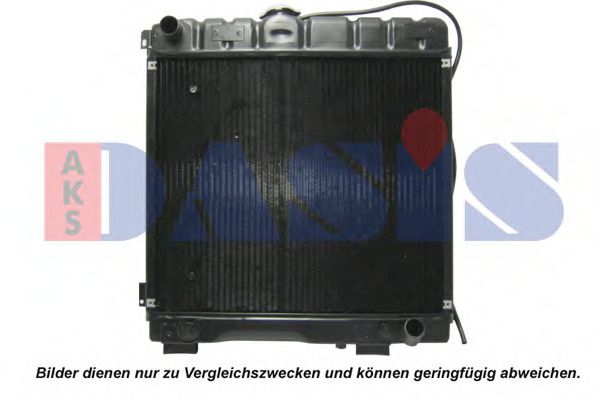 AKS DASIS 120084N Радиатор охлаждения двигателя для MERCEDES-BENZ