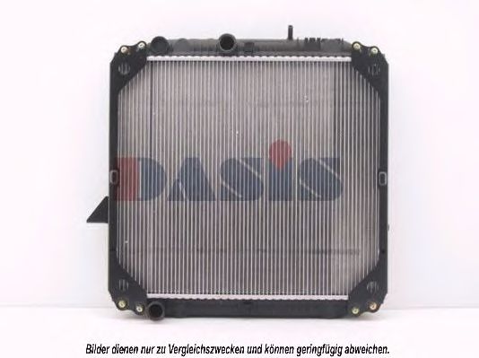 AKS DASIS 134940N Радиатор охлаждения двигателя для MERCEDES-BENZ LK
