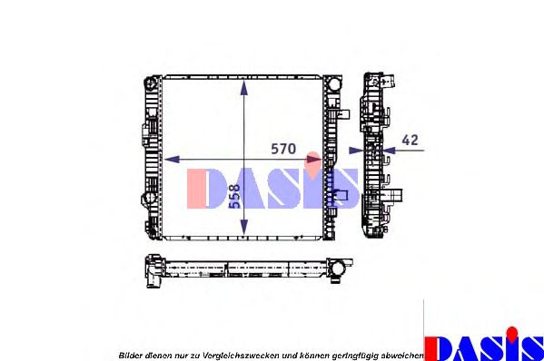 AKS DASIS 135250N Крышка радиатора для MERCEDES-BENZ VARIO