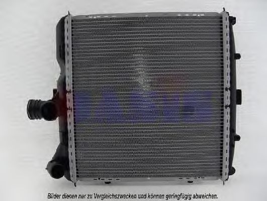 AKS DASIS 170000N Радиатор охлаждения двигателя для PORSCHE