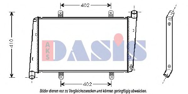AKS DASIS 220002N Крышка радиатора для VOLVO S40