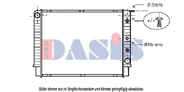 AKS DASIS 220011N Крышка радиатора для VOLVO S90