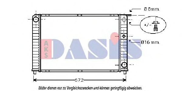 AKS DASIS 220020N Крышка радиатора для VOLVO 940 2 (944)