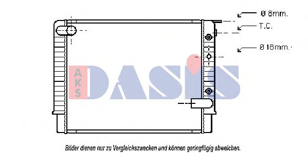 AKS DASIS 220190N Крышка радиатора для VOLVO 960