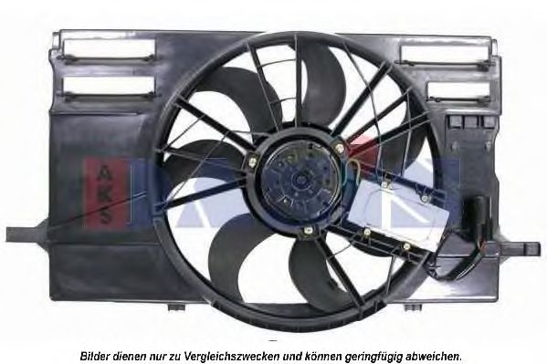 AKS DASIS 228043N Вентилятор системы охлаждения двигателя для VOLVO