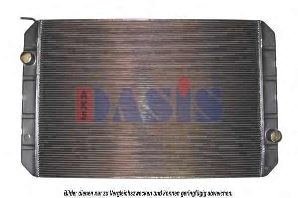 AKS DASIS 260009N Радиатор охлаждения двигателя для MAN UL