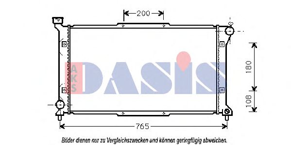 AKS DASIS 350230N Крышка радиатора для SUBARU