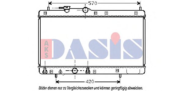 AKS DASIS 360022N Крышка радиатора для DAIHATSU