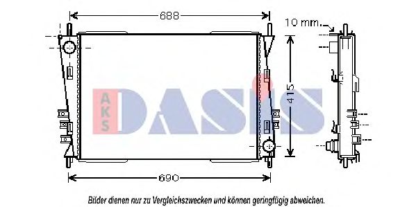AKS DASIS 370045N Крышка радиатора для JAGUAR