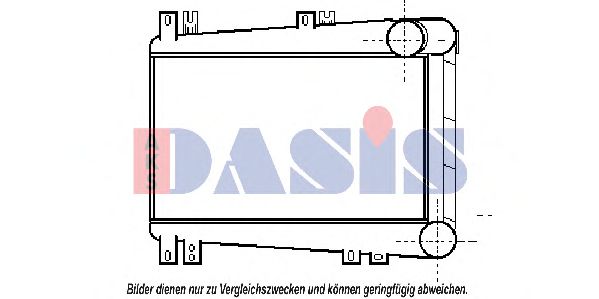 AKS DASIS 407020N Интеркулер для IVECO