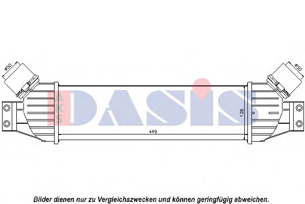 AKS DASIS 517000N Интеркулер AKS DASIS 517000N Интеркулер
