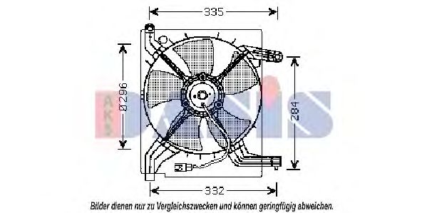 AKS DASIS 518014N Радиатор охлаждения двигателя для DAEWOO NUBIRA