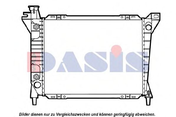 AKS DASIS 520160N Радиатор, охлаждение двигателя  AKS DASIS 520160N Радиатор, охлаждение двигателя