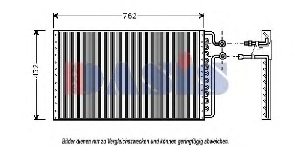 AKS DASIS 522260N Радиатор кондиционера для BUICK
