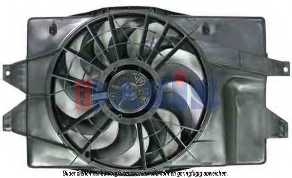 AKS DASIS 528009N Вентилятор системы охлаждения двигателя для DODGE
