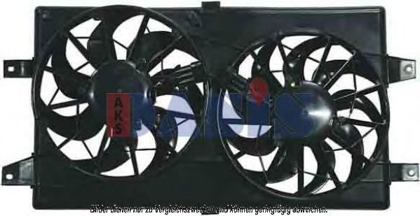 AKS DASIS 528021N Вентилятор системы охлаждения двигателя для CHRYSLER SEBRING