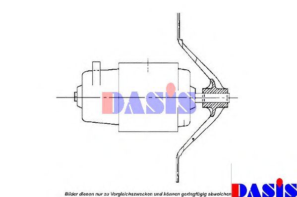 AKS DASIS 740376N Вентилятор салона  AKS DASIS 740376N Вентилятор салона