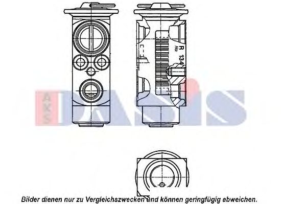 AKS DASIS 840135N Пневматический клапан кондиционера для BMW