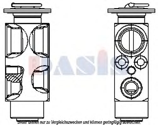 AKS DASIS 840177N Расширительный клапан кондиционера для MAN