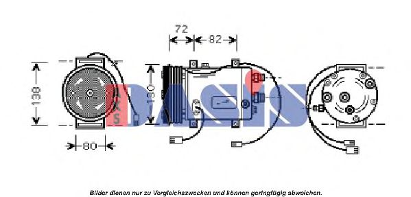 AKS DASIS 853110N Компрессор, кондиционер AKS DASIS 853110N Компрессор, кондиционер