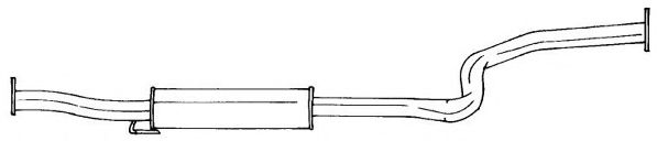AKS DASIS SG65433 Глушитель выхлопных газов для ROVER