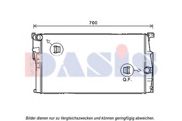 AKS DASIS 050066N Крышка радиатора для BMW 4