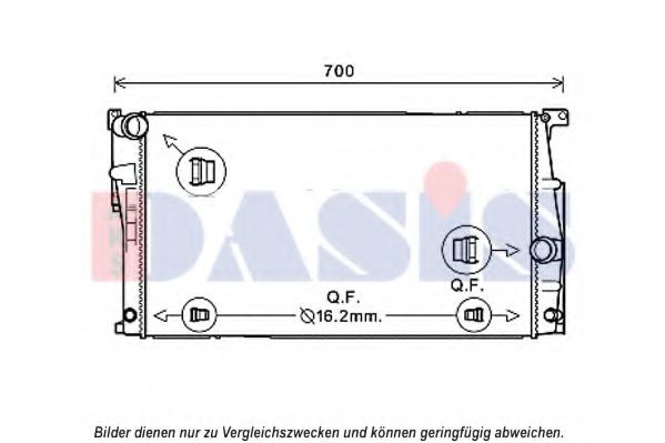 AKS DASIS 050067N Крышка радиатора для BMW 4