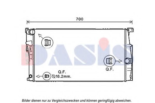 AKS DASIS 050068N Крышка радиатора для BMW 4