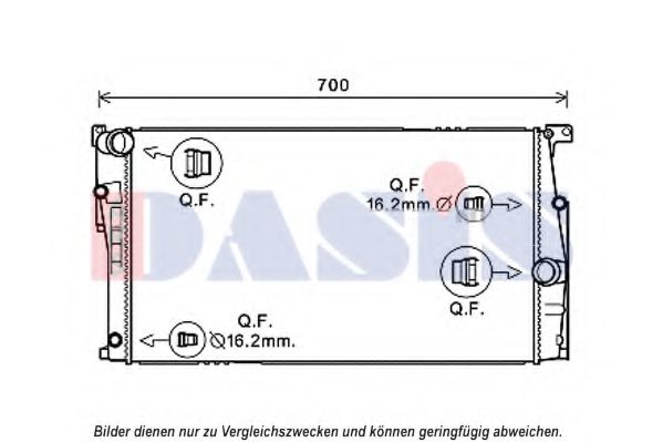 AKS DASIS 050069N Крышка радиатора для BMW 4