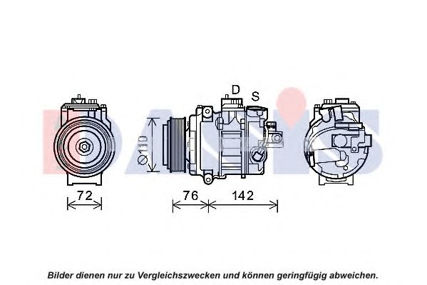 AKS DASIS 852710N Компрессор кондиционера для BMW X3