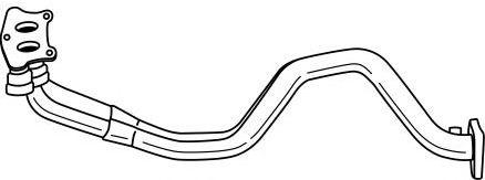 AKS DASIS SG42107 Труба выхлопного газа 
