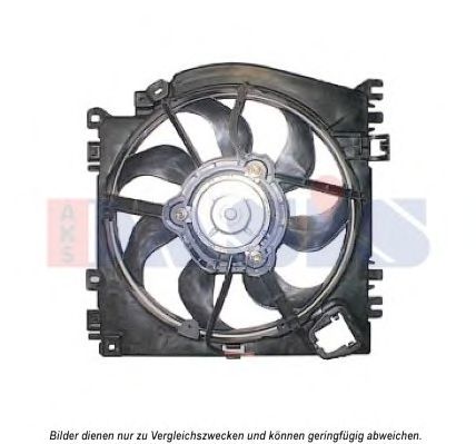AKS DASIS 188045N Вентилятор системы охлаждения двигателя для NISSAN