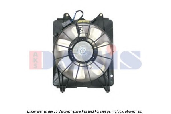 AKS DASIS 108015N Вентилятор системы охлаждения двигателя для HONDA