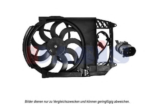 AKS DASIS 058086N Вентилятор системы охлаждения двигателя для MINI