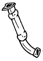 AKS DASIS SG25166 Труба выхлопного газа 