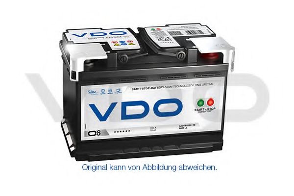 VDO A2C59520010D Аккумулятор VDO для ABARTH