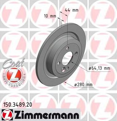 ZIMMERMANN 150348920 Тормозные диски ZIMMERMANN для MINI