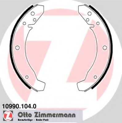 ZIMMERMANN 109901040 Ремкомплект барабанных колодок ZIMMERMANN 