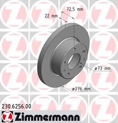 ZIMMERMANN 230625600 Тормозные диски ZIMMERMANN для IVECO