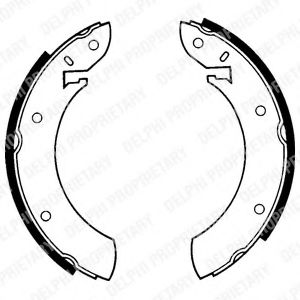 LS1147 DELPHI Тормозные колодки LS1147 DELPHI Тормозные колодки