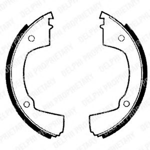 DELPHI LS1377 Тормозные колодоки 