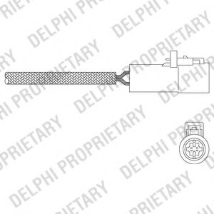 DELPHI ES2034912B1 Лямбда-зонд DELPHI для JAGUAR