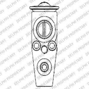DELPHI TSP0585120 Расширительный клапан кондиционера для CHEVROLET