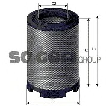 SogefiPro FLI6961 Воздушный фильтр SOGEFIPRO 