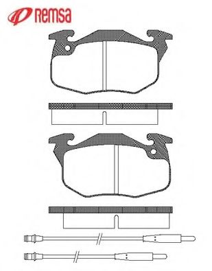 METZGER 019234 Комплект тормозных колодок, дисковый тормоз  METZGER 019234 Комплект тормозных колодок, дисковый тормоз