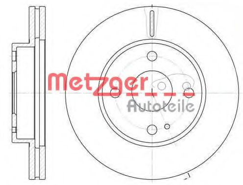 METZGER 605610 Тормозные диски METZGER 