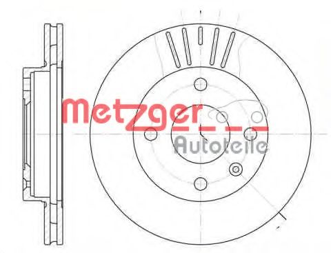 METZGER 609610 Тормозные диски METZGER 