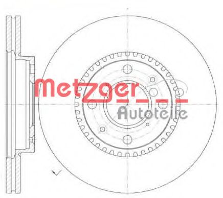 METZGER 6100210 Тормозные диски METZGER для OPEL