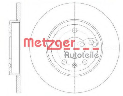METZGER 6101100 Тормозные диски METZGER для AUDI